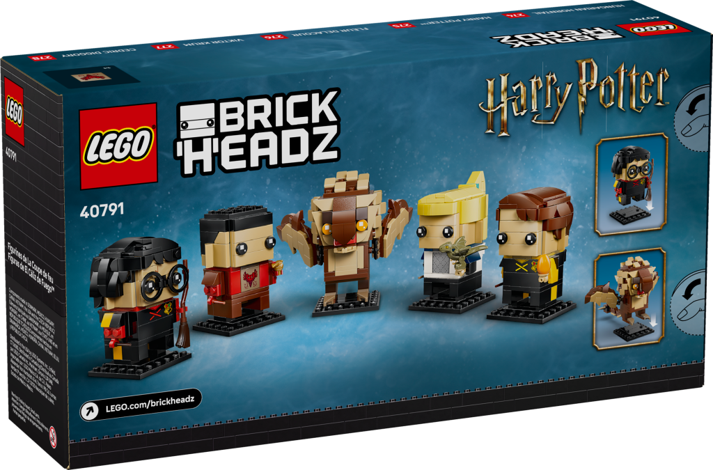 Two new LEGO Harry Potter BrickHeadz sets revealed