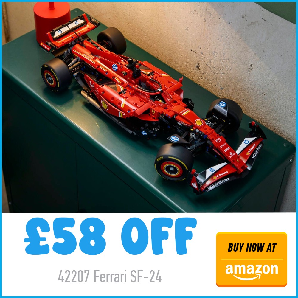 lego 42207 ferrari sf 24 58 off amazon deal card white