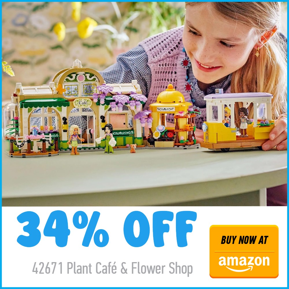 lego friends 42671 planet cafe 34 off deal card amazon white