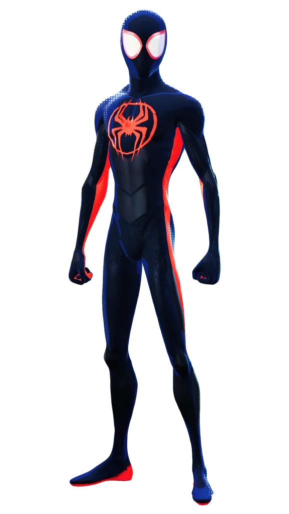miles morales spider verse 2 suit spider man 2 game 577x1024