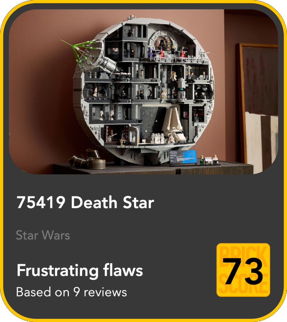 75419 Death Star Brick Score YELLOW SHORT REVIEW TEMPLATE 913x1024