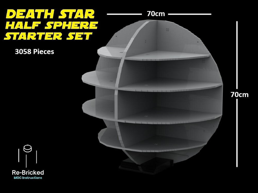 Death Star Half Sphere UCS scale Starter set