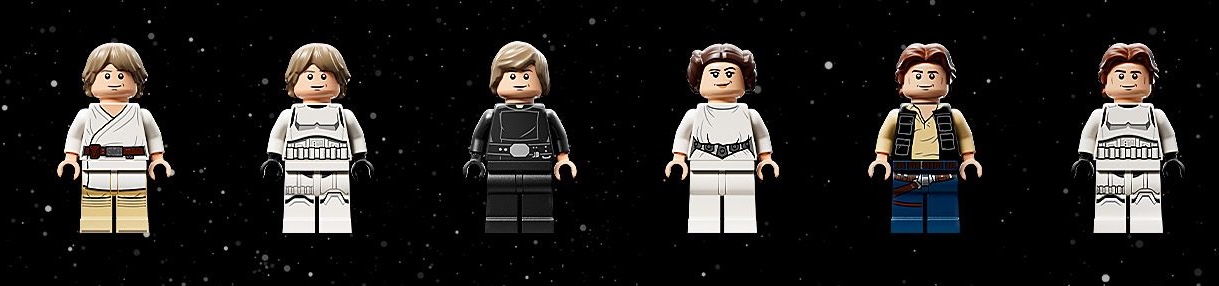 LEGO Star Wars 75419 Death Star rebel trio