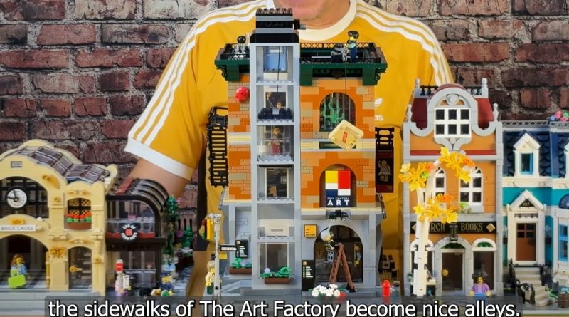 Brickester, der Designer der Kunstfabrik, Video über modulares Bauen vorgestellt