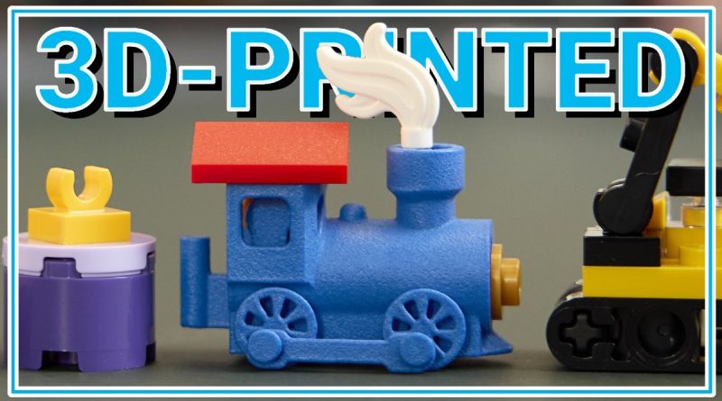 lego 3d printed winter village video featured