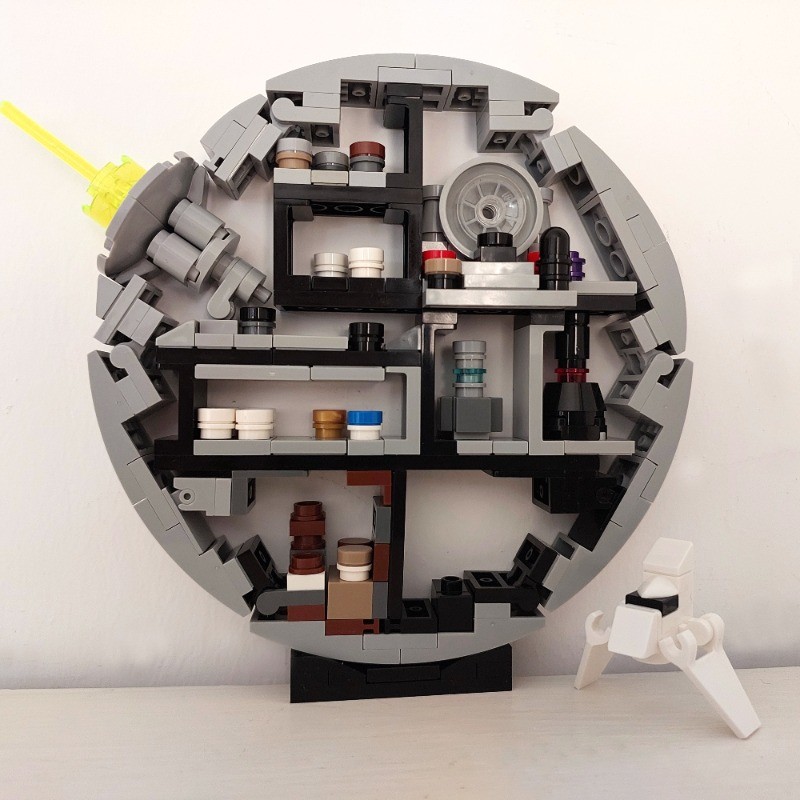 lego star wars micro death star evilkirk rebrickable