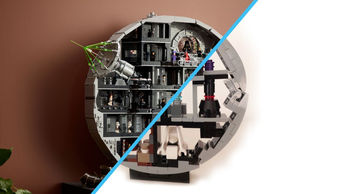 UCS LEGO Death Star recebe o Micro NINJAGO City tratamento