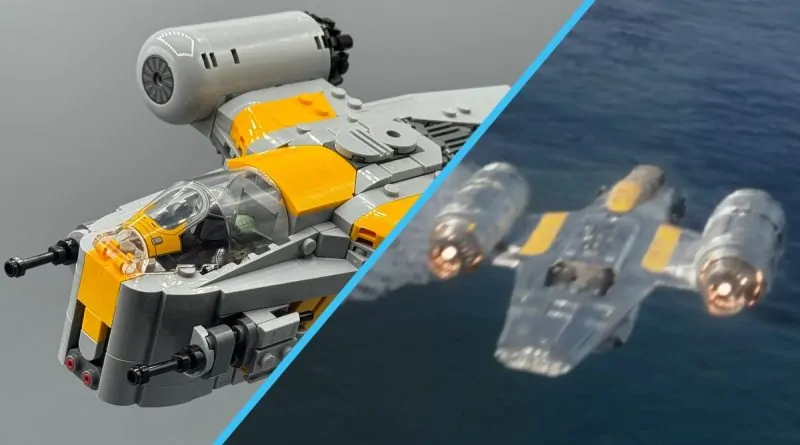 Die Mandalorianer und Grogu Custom Lego Razor Crest Star Wars Farawaybricks vorgestellt