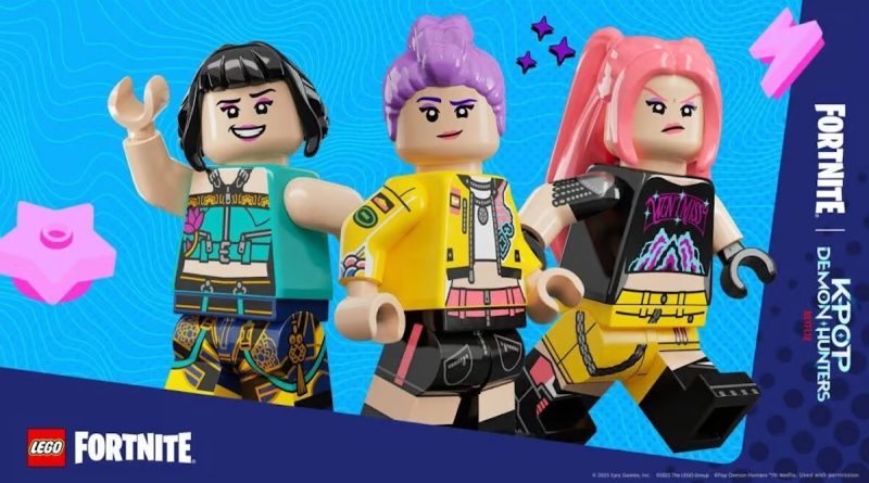 Kpop Demon Hunters in LEGO Fortnite