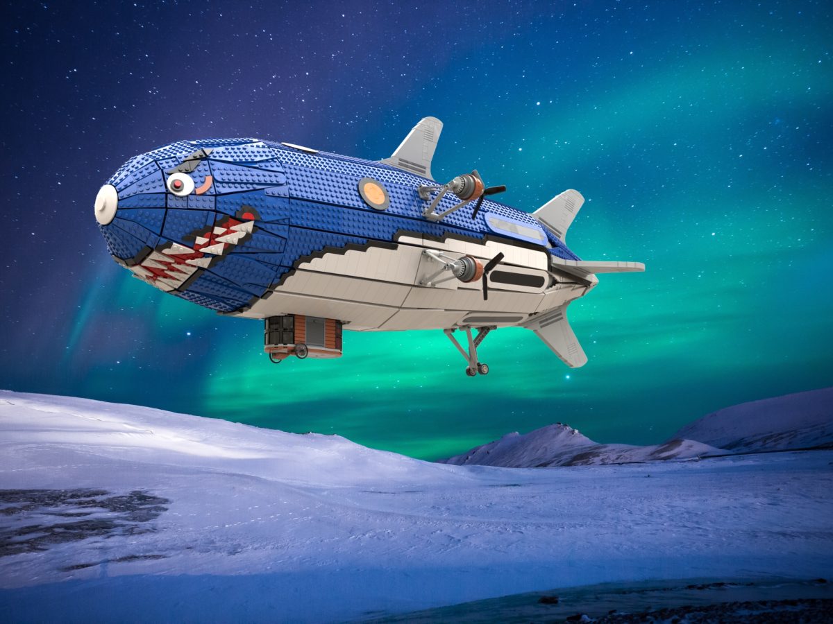 LEGO BrickLink Series 9 Sharkelin Airship of Ocean Explorers  1200x900