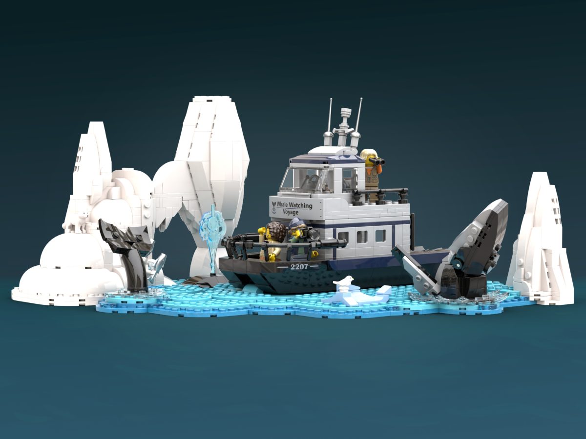 LEGO BrickLink Series 9 Whale Watching Voyage 1200x900
