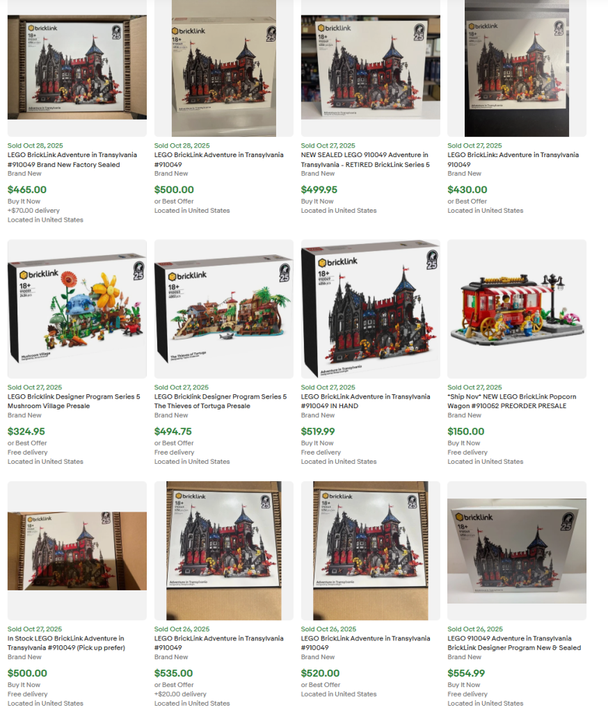 LEGO Bricklink Designer Programm Serie 5 verkaufte Angebote eBay 874x1024