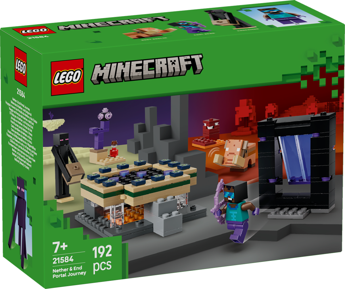 LEGO Minecraft 21584 Nether End Portal Reise-Box-Vorderseite 1200x1007