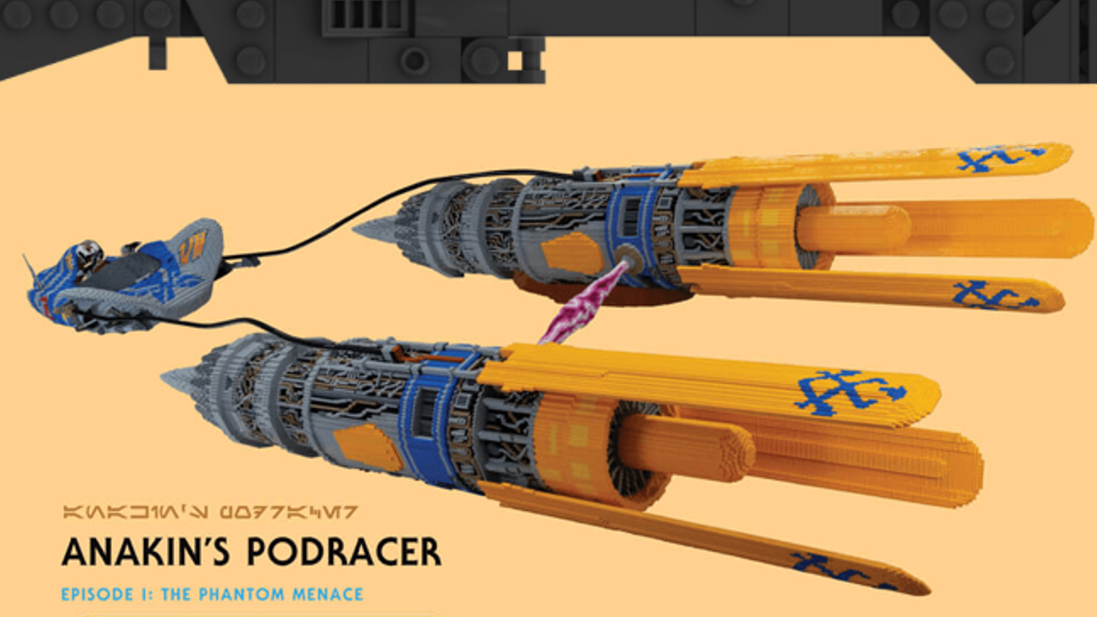 LEGO Star Wars Ausstellung Anakin Skywalkers Podracer