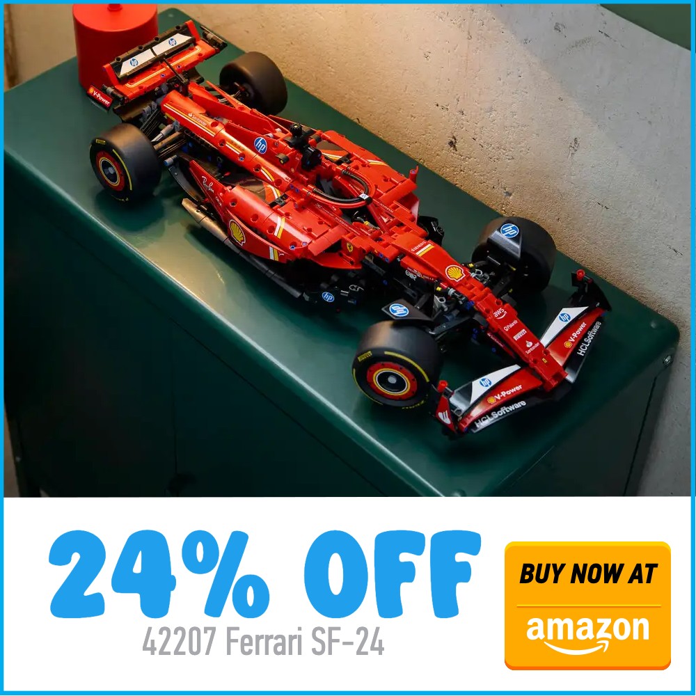 LEGO Technic 42207 Amazon deal card