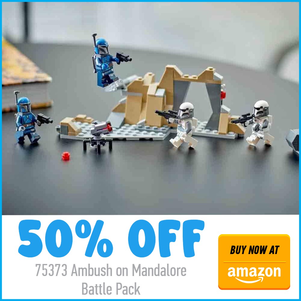 lego star wars 75373 battle pack 50 off deal card amazon white
