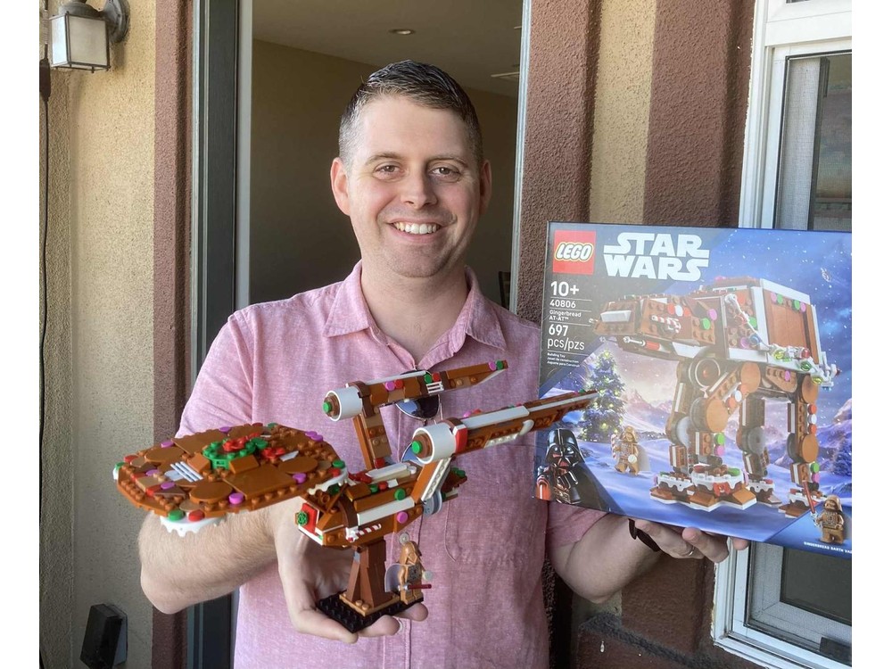 BRAD BARBER LEGO Star Wars 40806 Lebkuchen-AT-AT-Läufer USS Enterprise alternative Version 2