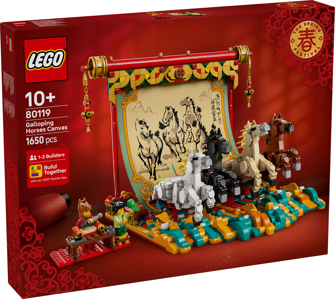LEGO 80119 Galloping Horse Canvas box front 1144x1024