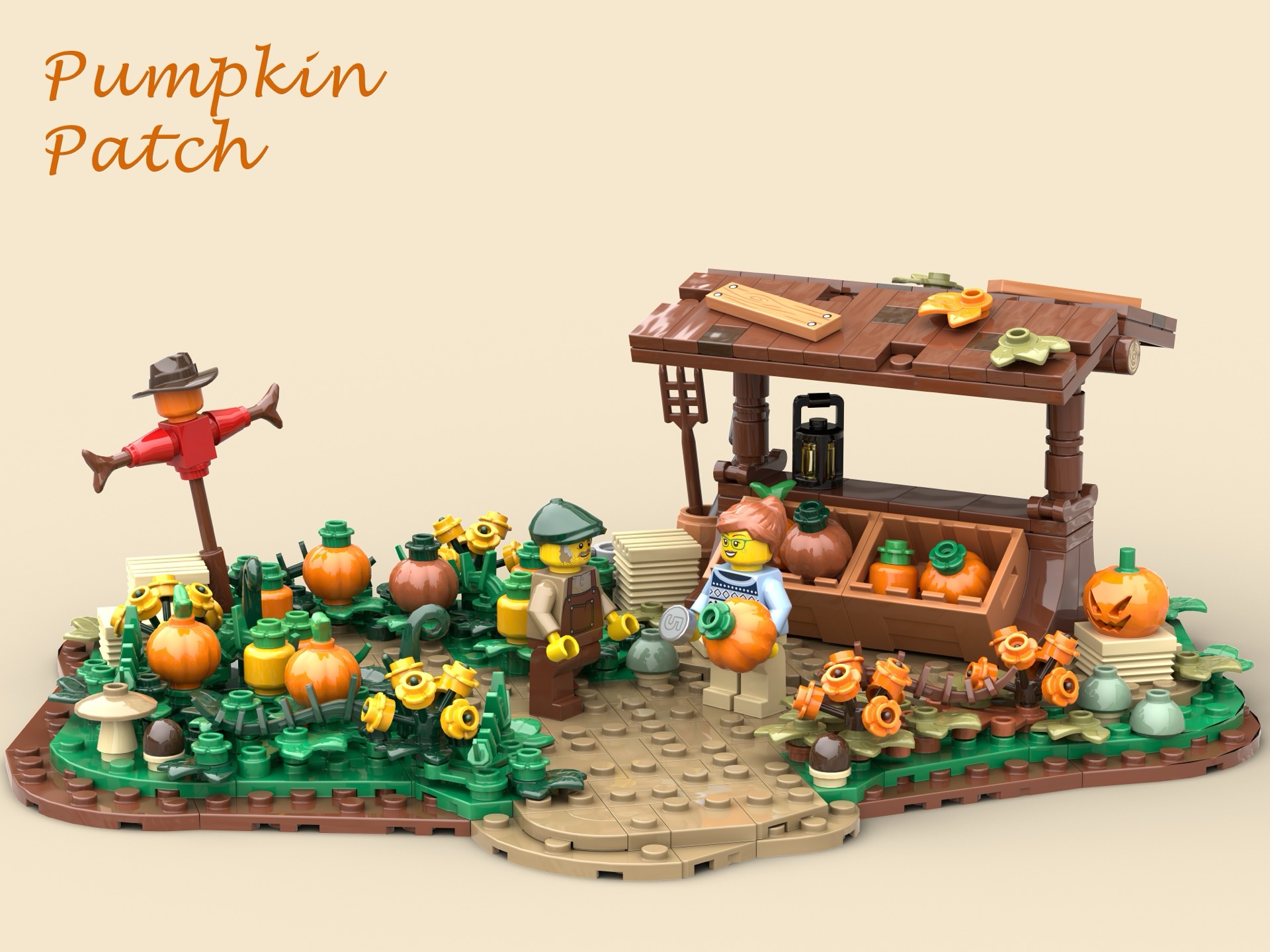 LEGO BrickLink Series 9 Pumpkin Patch 1