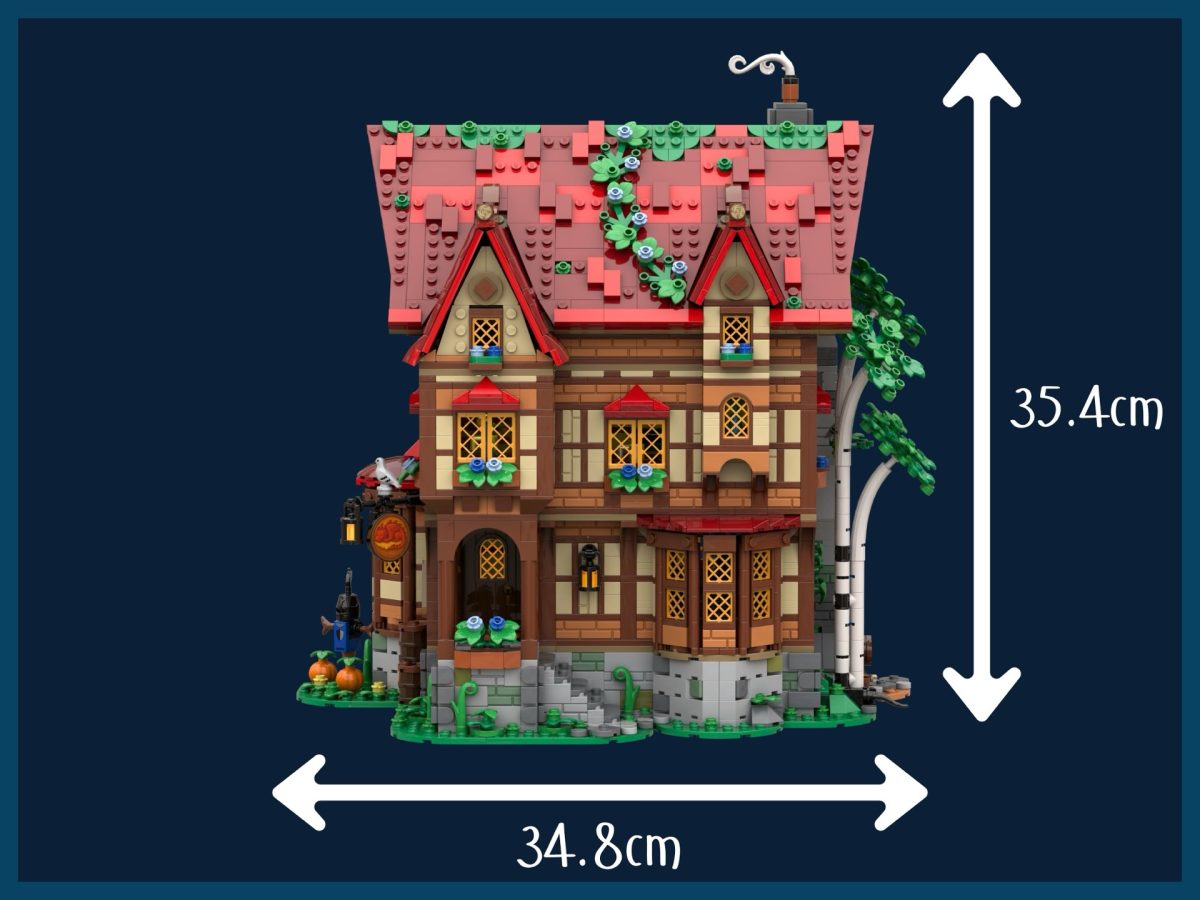 LEGO BrickLink Serie 9 Gasthaus „Verschlafener Drache“ 10 1200x900