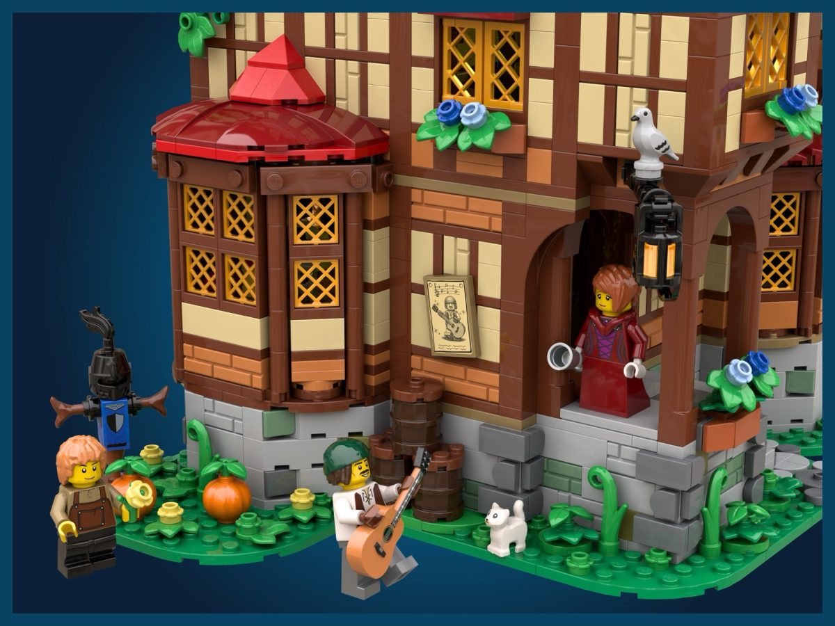 LEGO BrickLink Serie 9 Gasthaus „Verschlafener Drache“ 2 1200x900