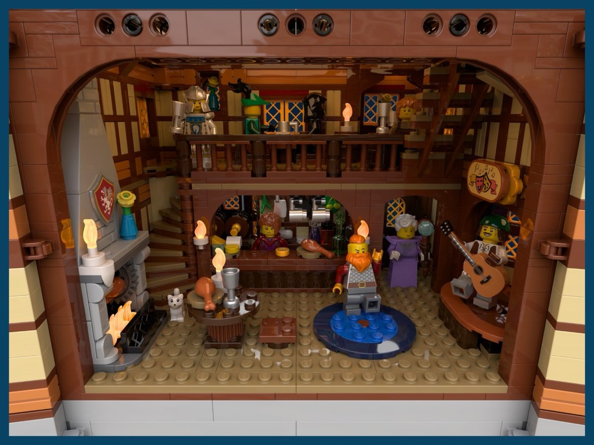 LEGO BrickLink Serie 9 Gasthaus „Verschlafener Drache“ 4 1200x900