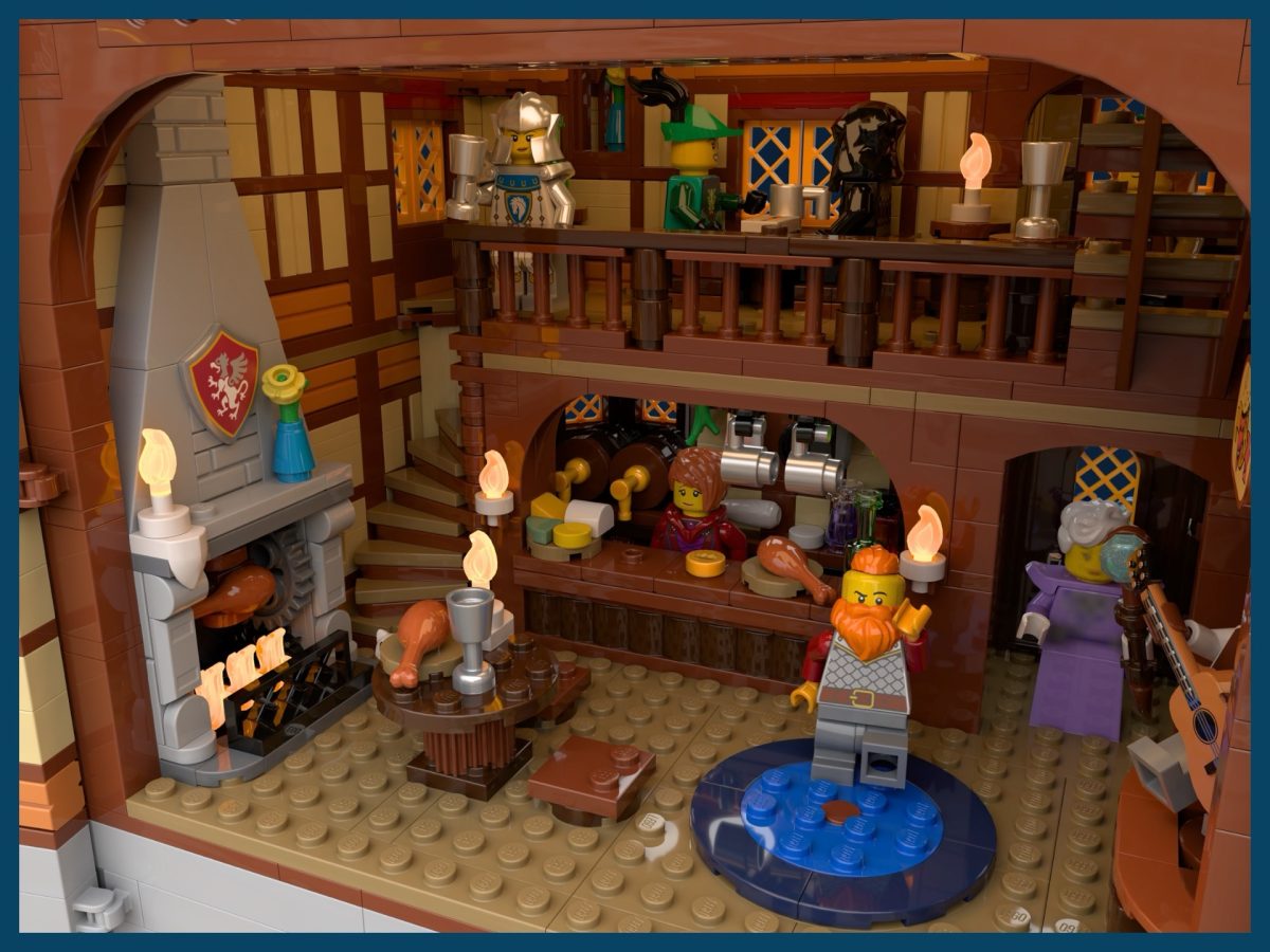 LEGO BrickLink Serie 9 Gasthaus „Verschlafener Drache“ 5 1200x900