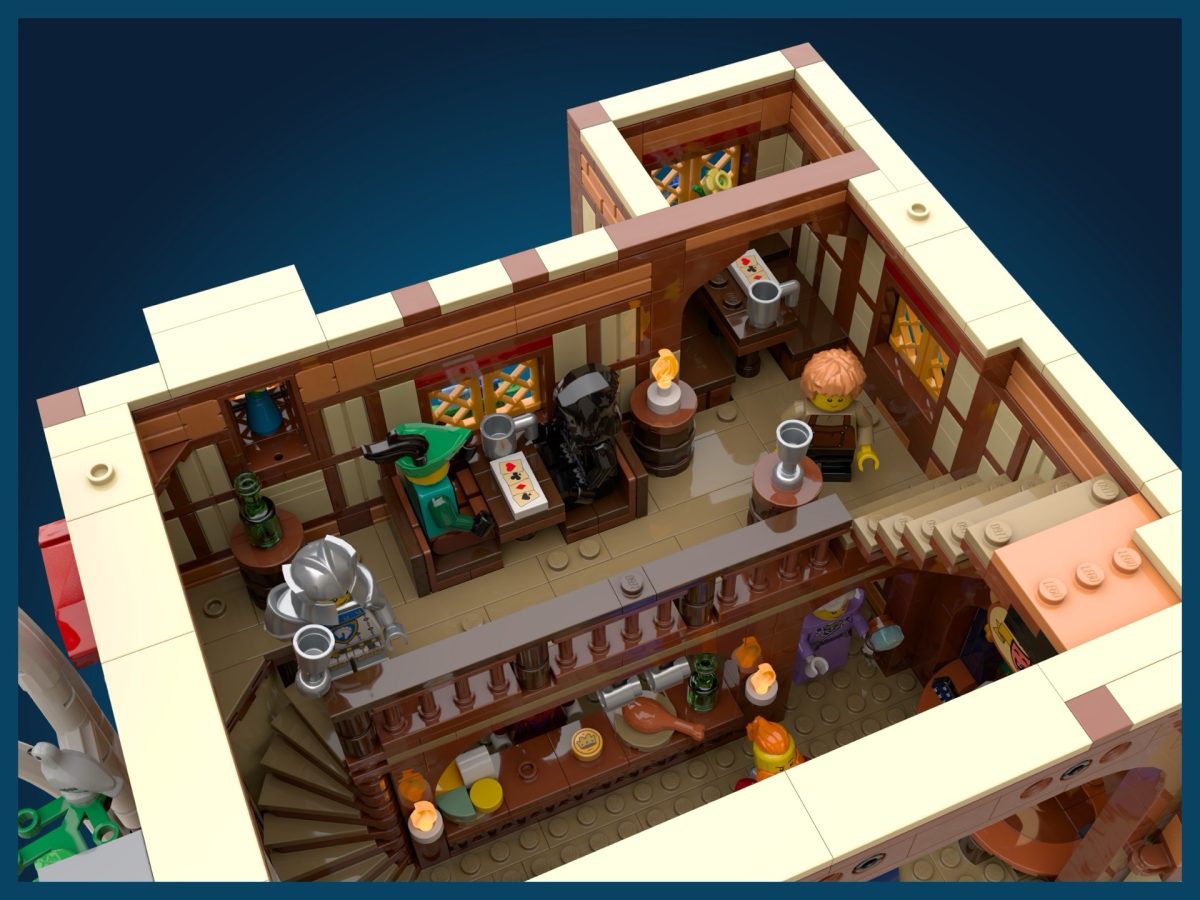 LEGO BrickLink Serie 9 Gasthaus „Verschlafener Drache“ 7 1200x900