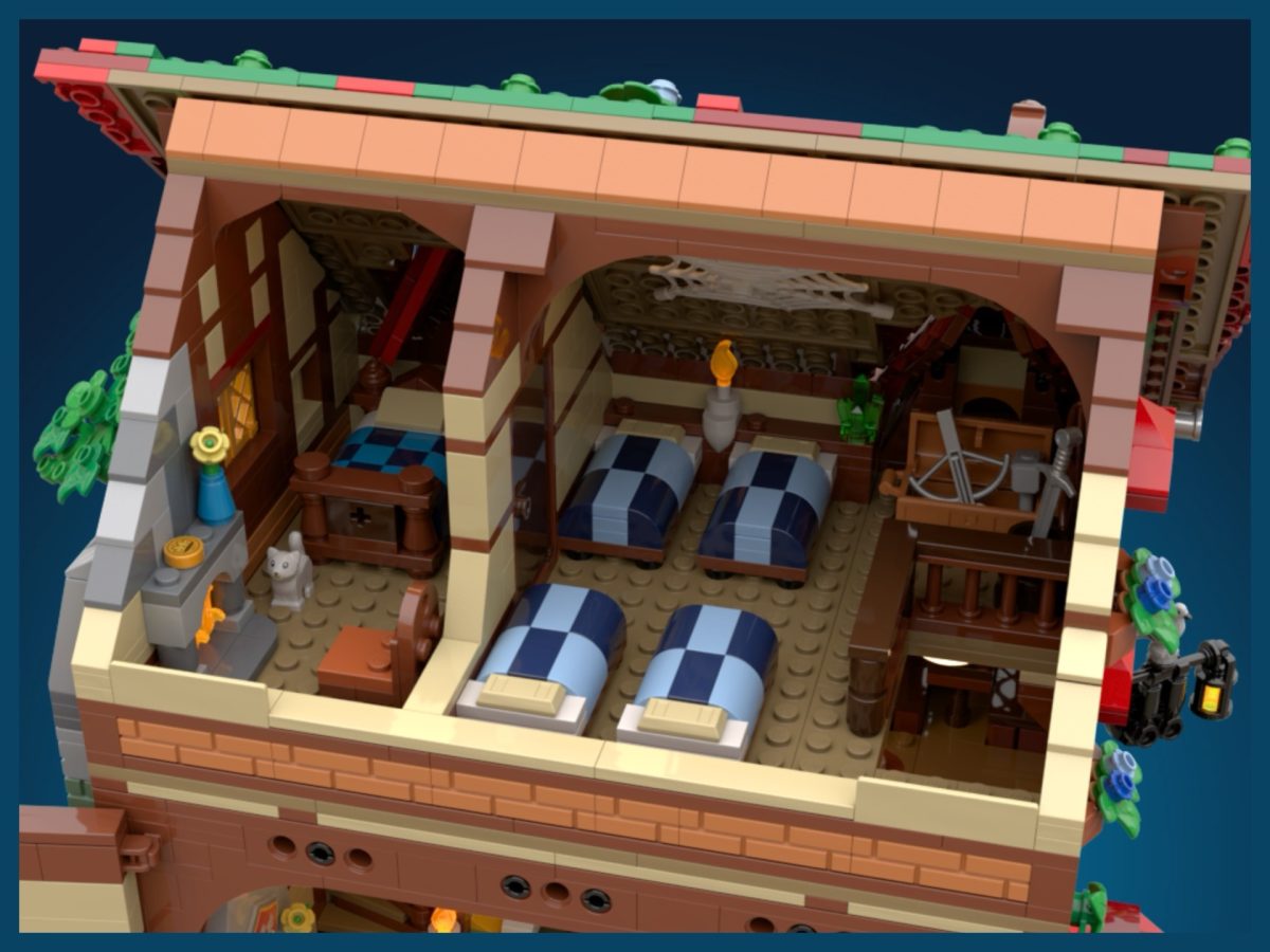 LEGO BrickLink Serie 9 Gasthaus „Verschlafener Drache“ 8 1200x900