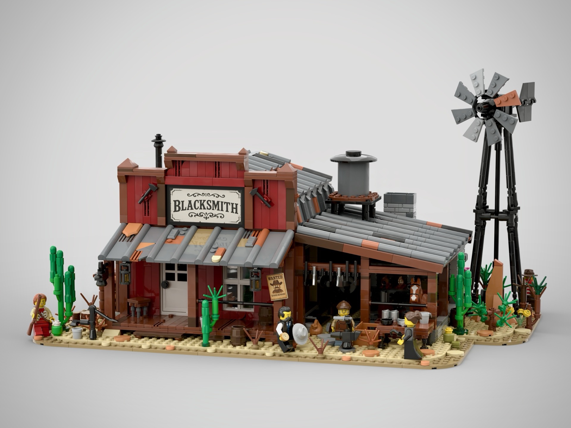 LEGO BrickLink Series 9 Wild West Blacksmith