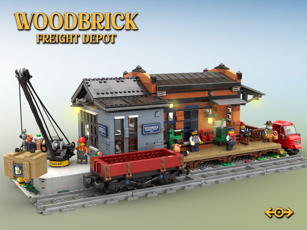 LEGO BrickLink Serie 9 Güterbahnhof aus Holzziegeln 1 1200x900