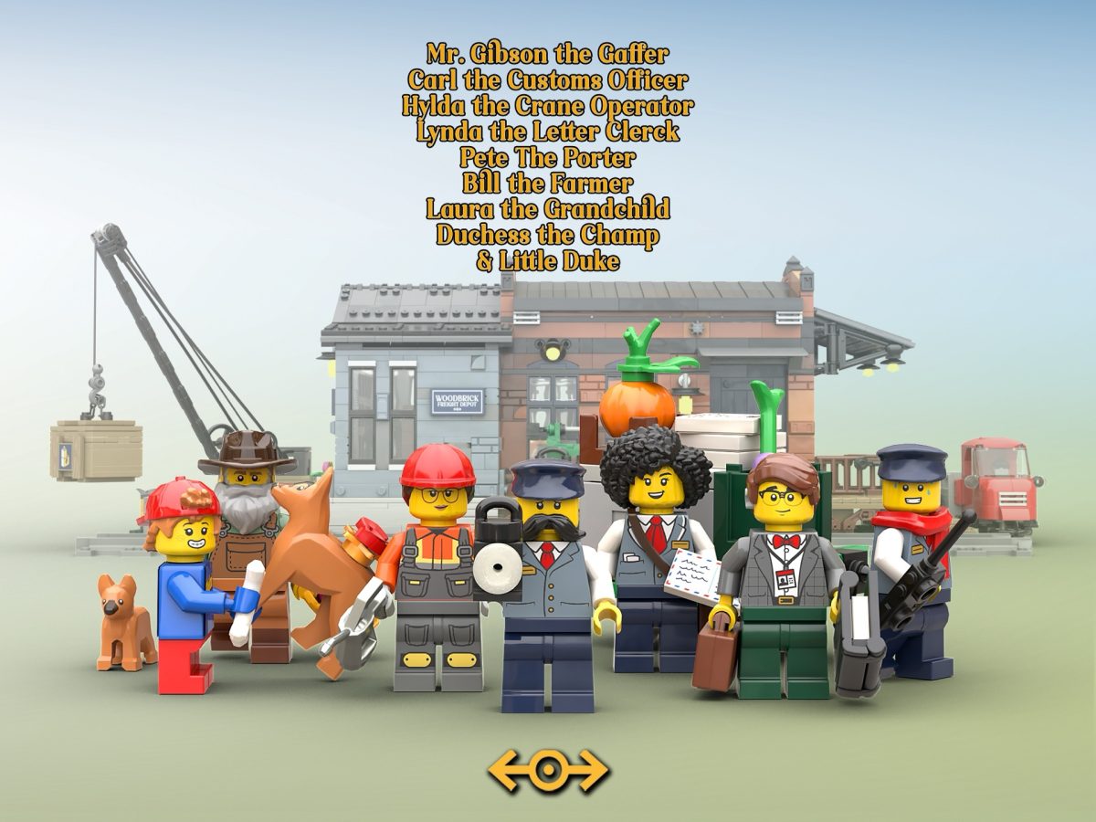 LEGO BrickLink Serie 9 Güterbahnhof aus Holzziegeln 10 1200x900