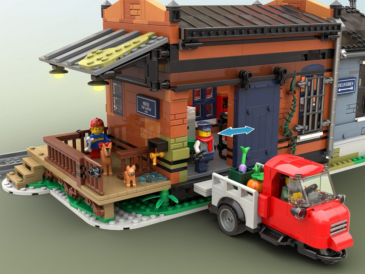 LEGO BrickLink Serie 9 Güterbahnhof aus Holzziegeln 5 1200x900