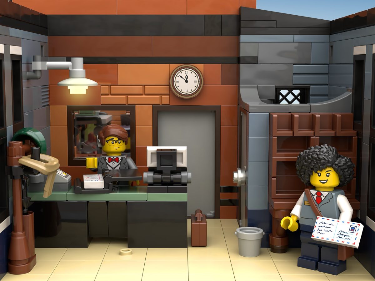 LEGO BrickLink Serie 9 Güterbahnhof aus Holzziegeln 7 1200x900