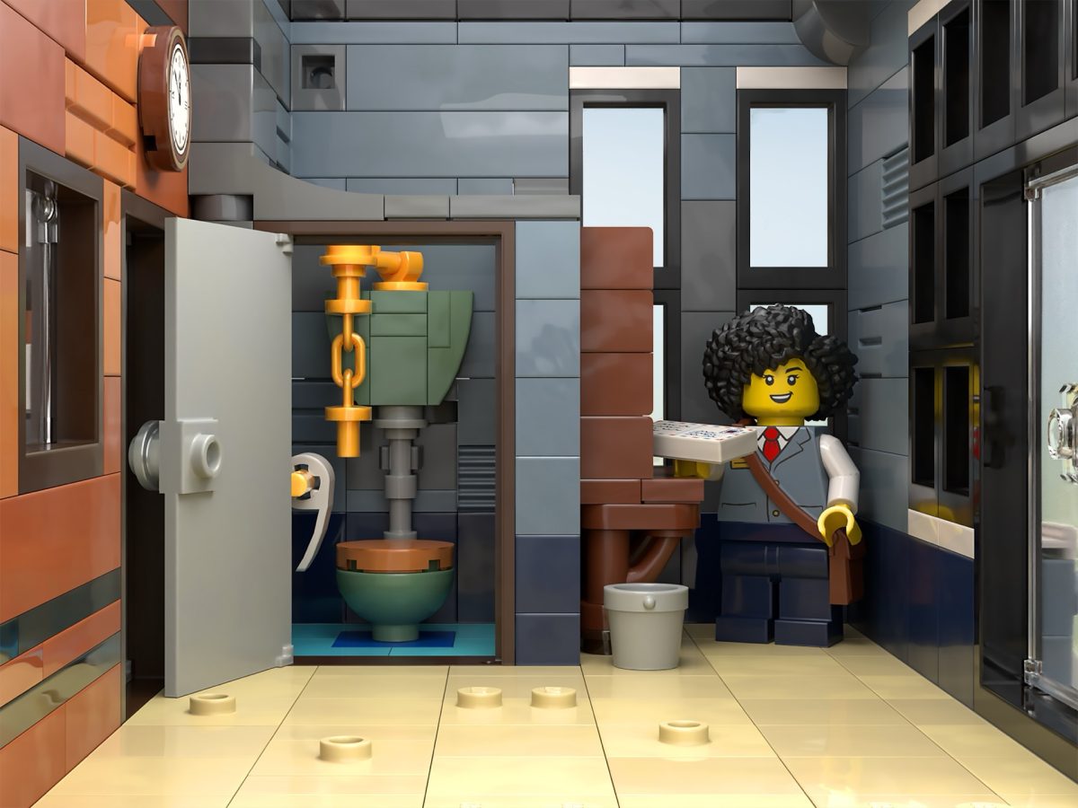 LEGO BrickLink Serie 9 Güterbahnhof aus Holzziegeln 8 1200x900