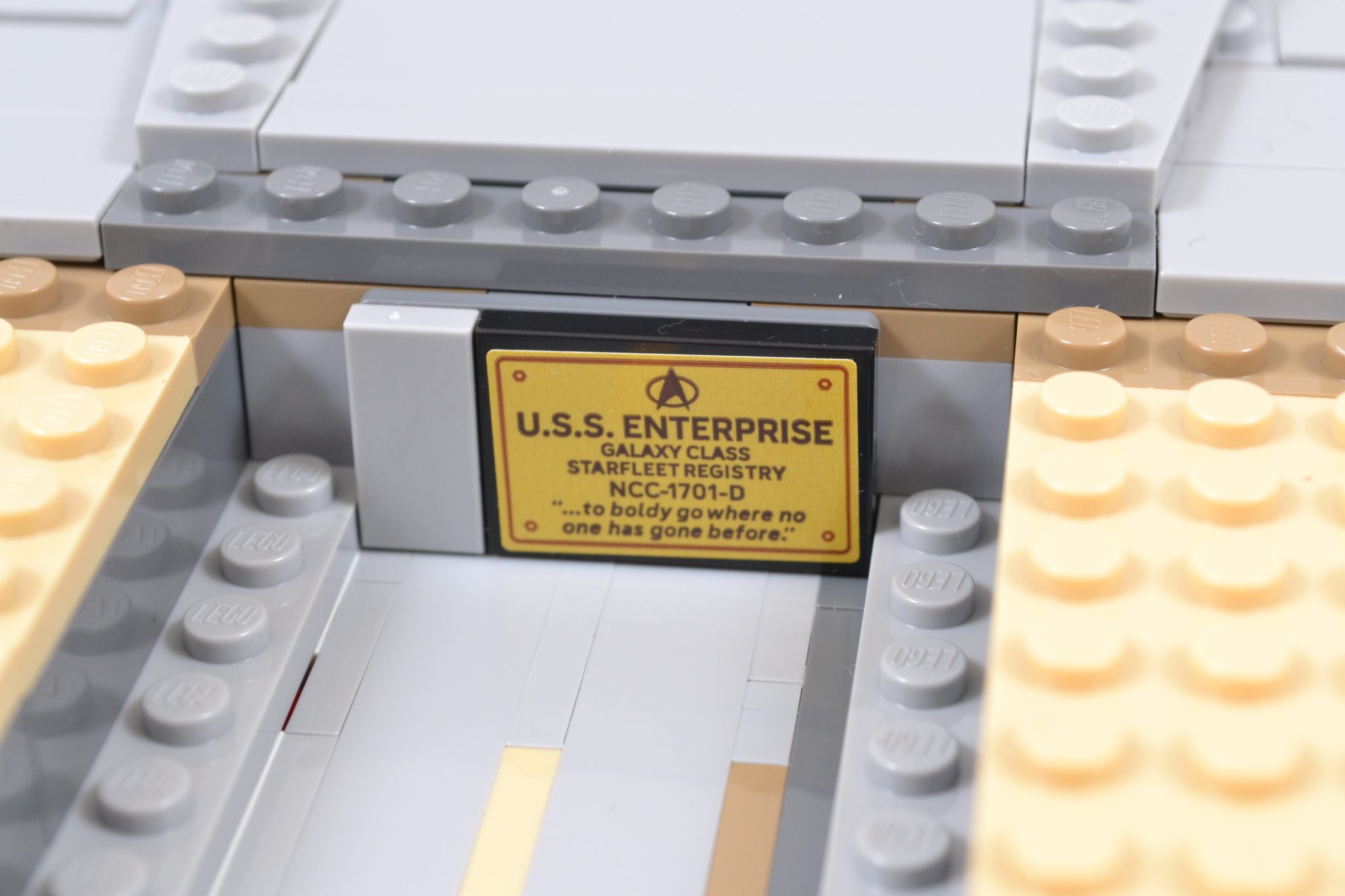 LEGO reportedly fixing Star Trek Enterprise sticker typo