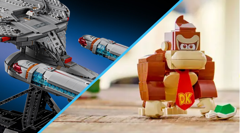 LEGO Icons 10356 USS Enterprise NCC 1701 D und Donkey Kong (Abbildung)