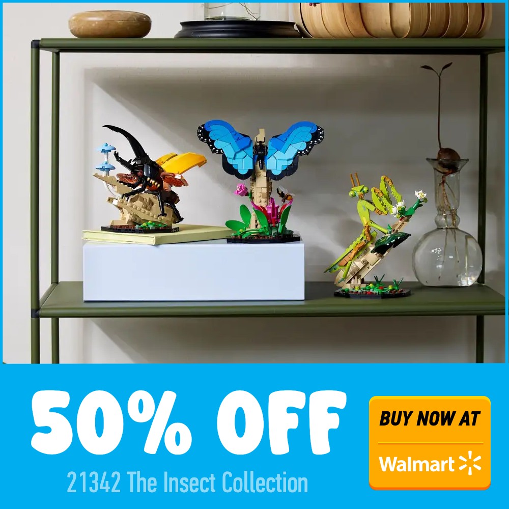 LEGO Ideas 21342 Walmart deal card