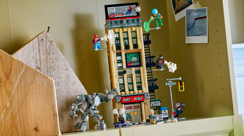 LEGO Marvel 76342 Spider-Man gegen Mysterio – Titelbild des Daily Bugle