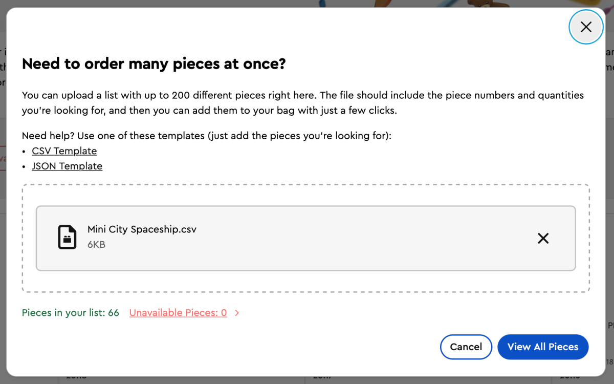 LEGO Pick a Brick City spaceship upload 1200x750