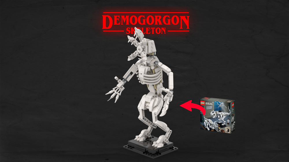Rebrickable Demogorfon Skeleton