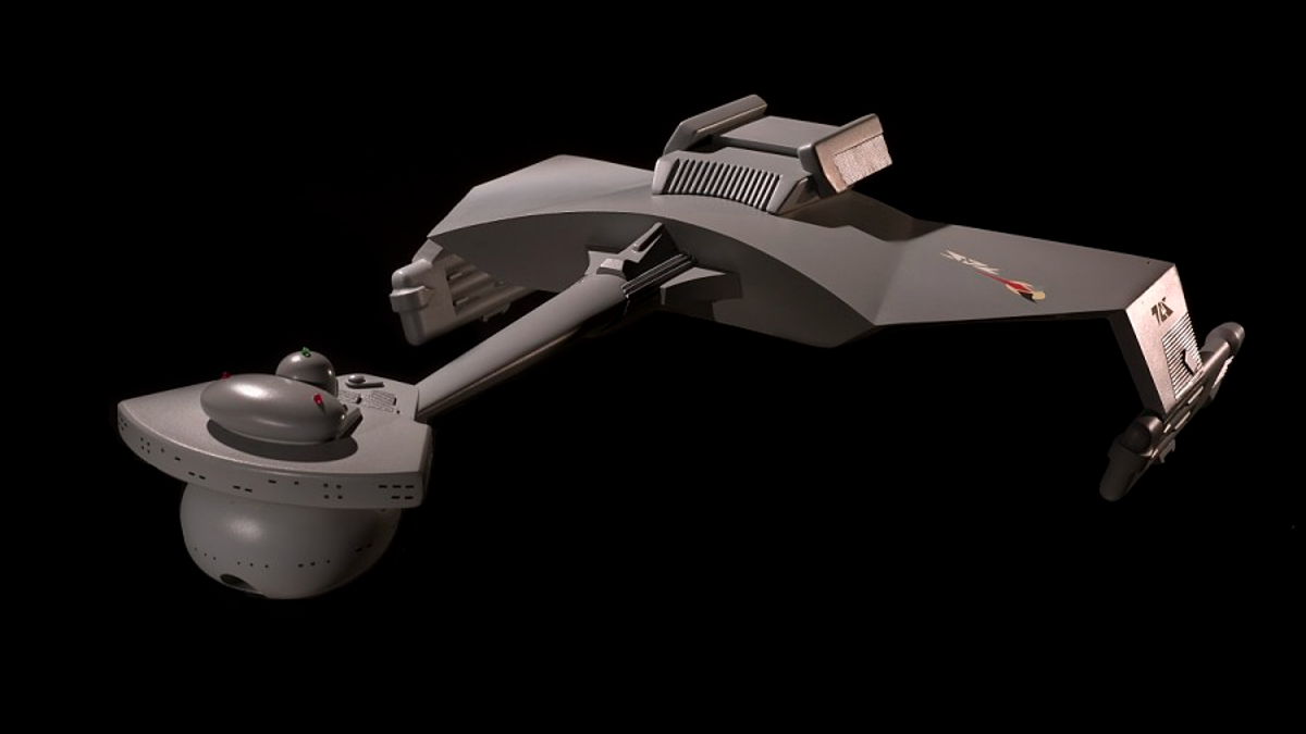 Star Trek klingonischer Schlachtkreuzer der D7-Klasse