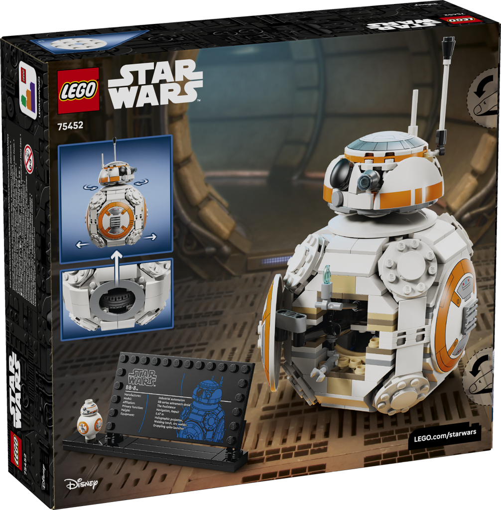 LEGO Star Wars 75452 BB-8 officially revealed for 2026