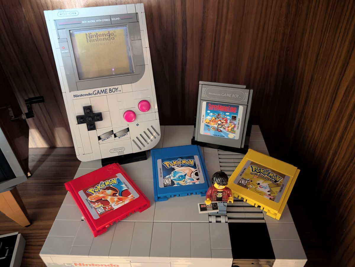 reddit LEGO Game Boy with Pokemon cartridges 1200x904