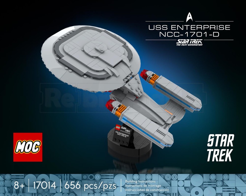 skyfoxbricks uss enterprise rebrickable