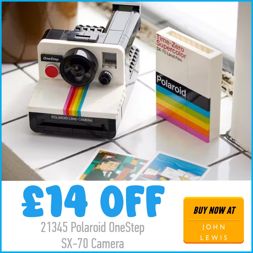 LEGO Ideas 21345 john lewis 14 off deal card white