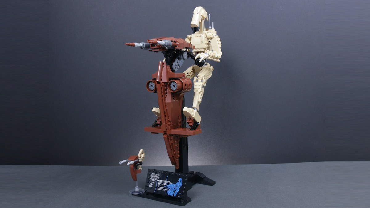 LEGO Star Wars 75428 Battle Droid with STAP second review title 2