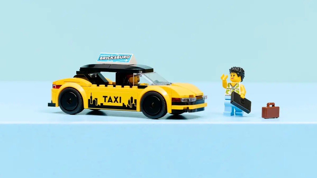 LEGO City 60487 Yellow Taxi featured