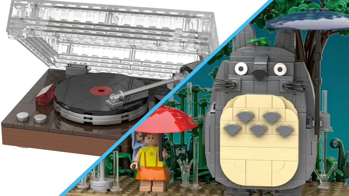 Totoro returns to LEGO Ideas once again, alongside a retro vinyl set