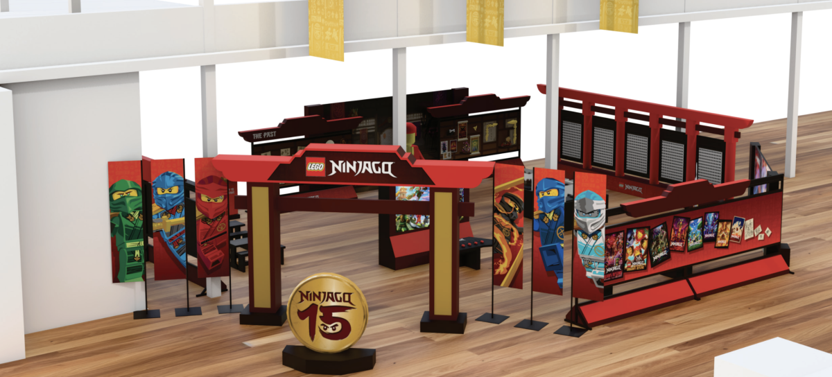 LEGO NINJAGO Brickvention Australia booth render 1200x544